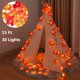 15 Ft String Lights Maple Leaf Light Twinkle Hanging Lighting Decor